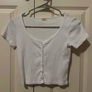 White Brandy Melville Crop Top